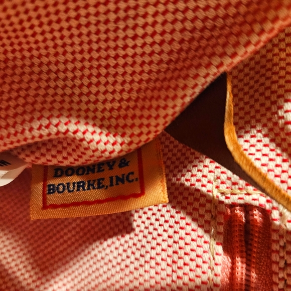 DOONEY  & BOURKE  Vintage ✨️ green and pink shoulder bag - Picture 3 of 9